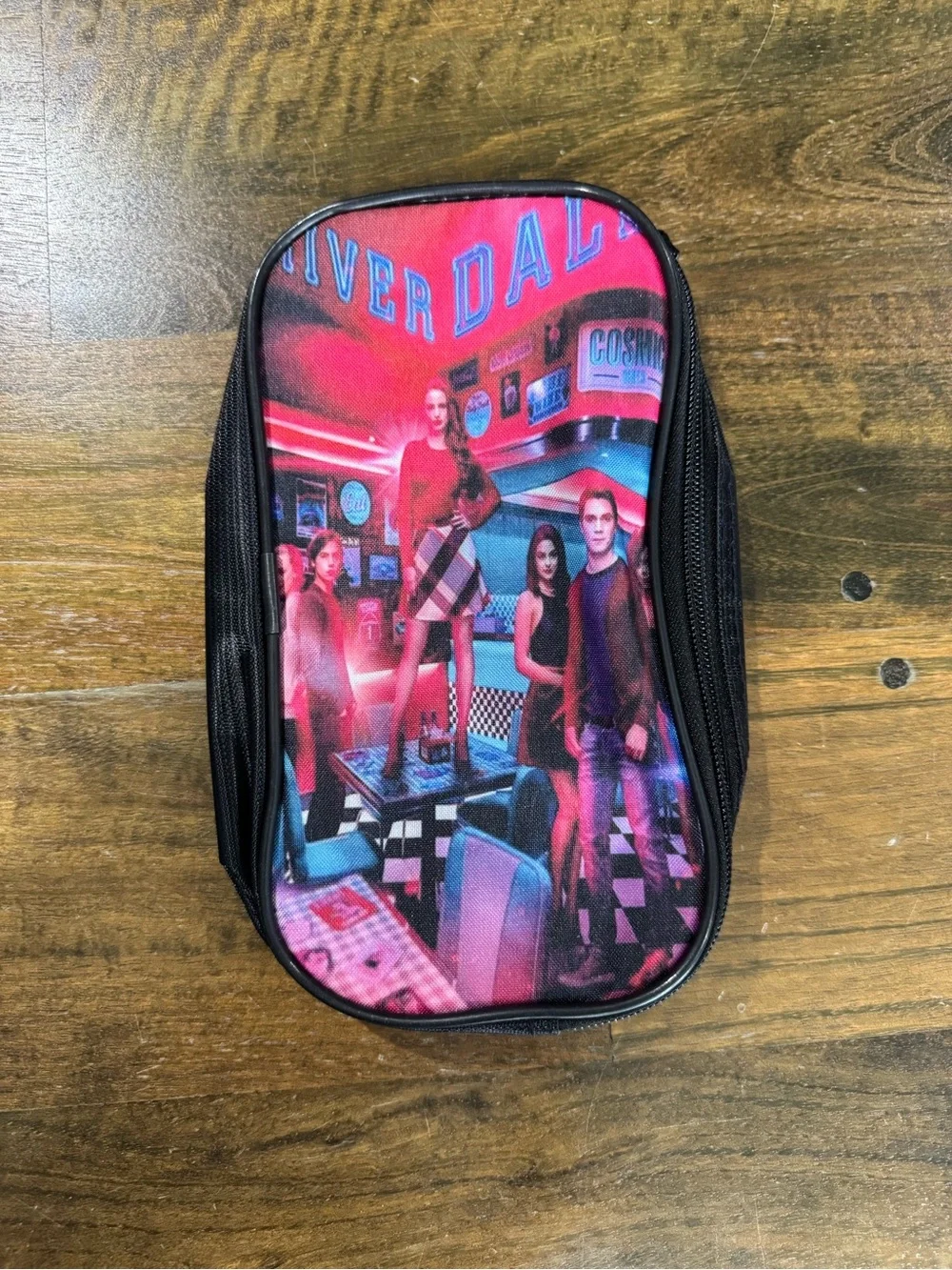 Kids Riverdale Black Backpack with Print - Back to School